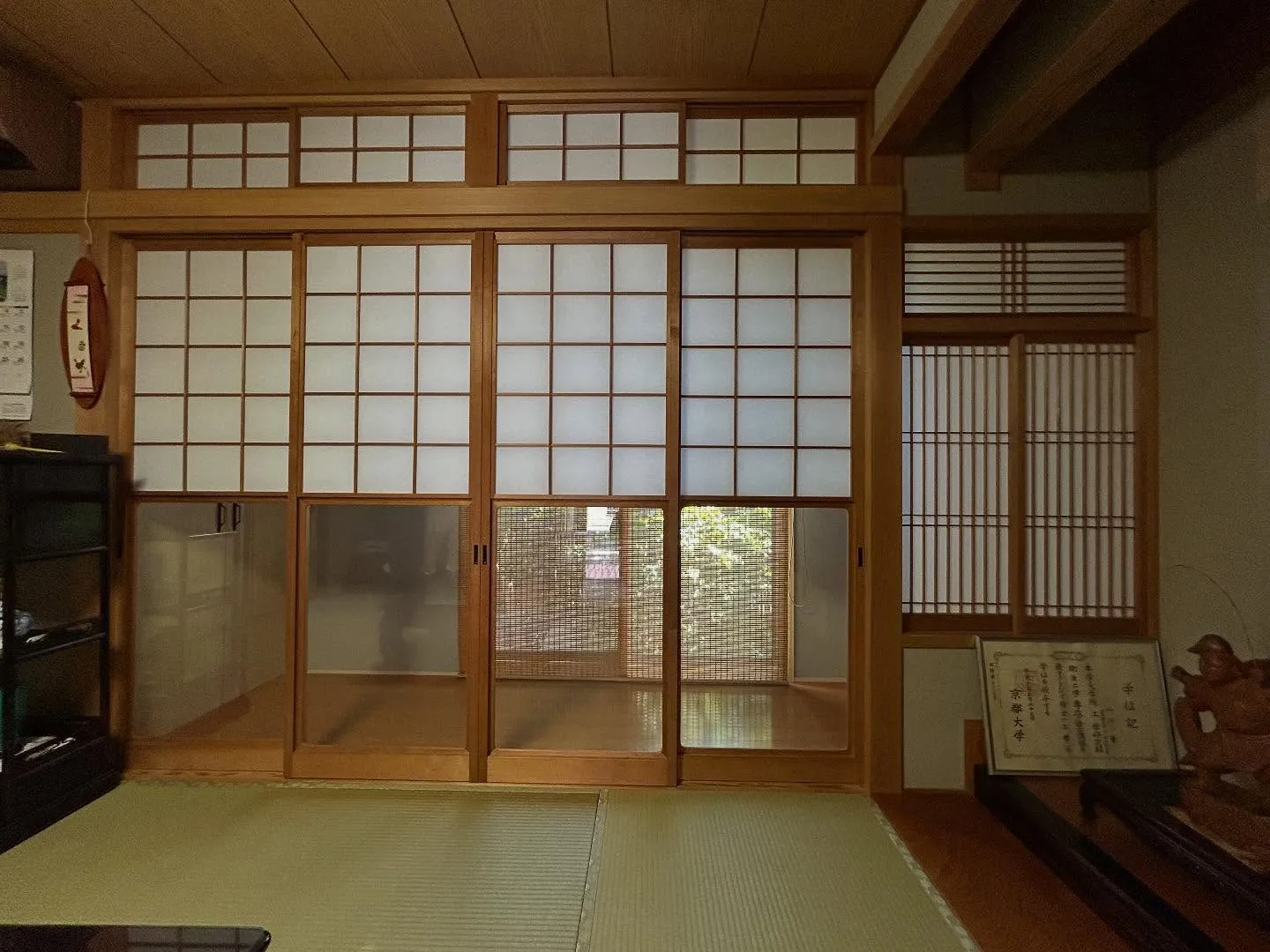 岩倉市の障子の張替え