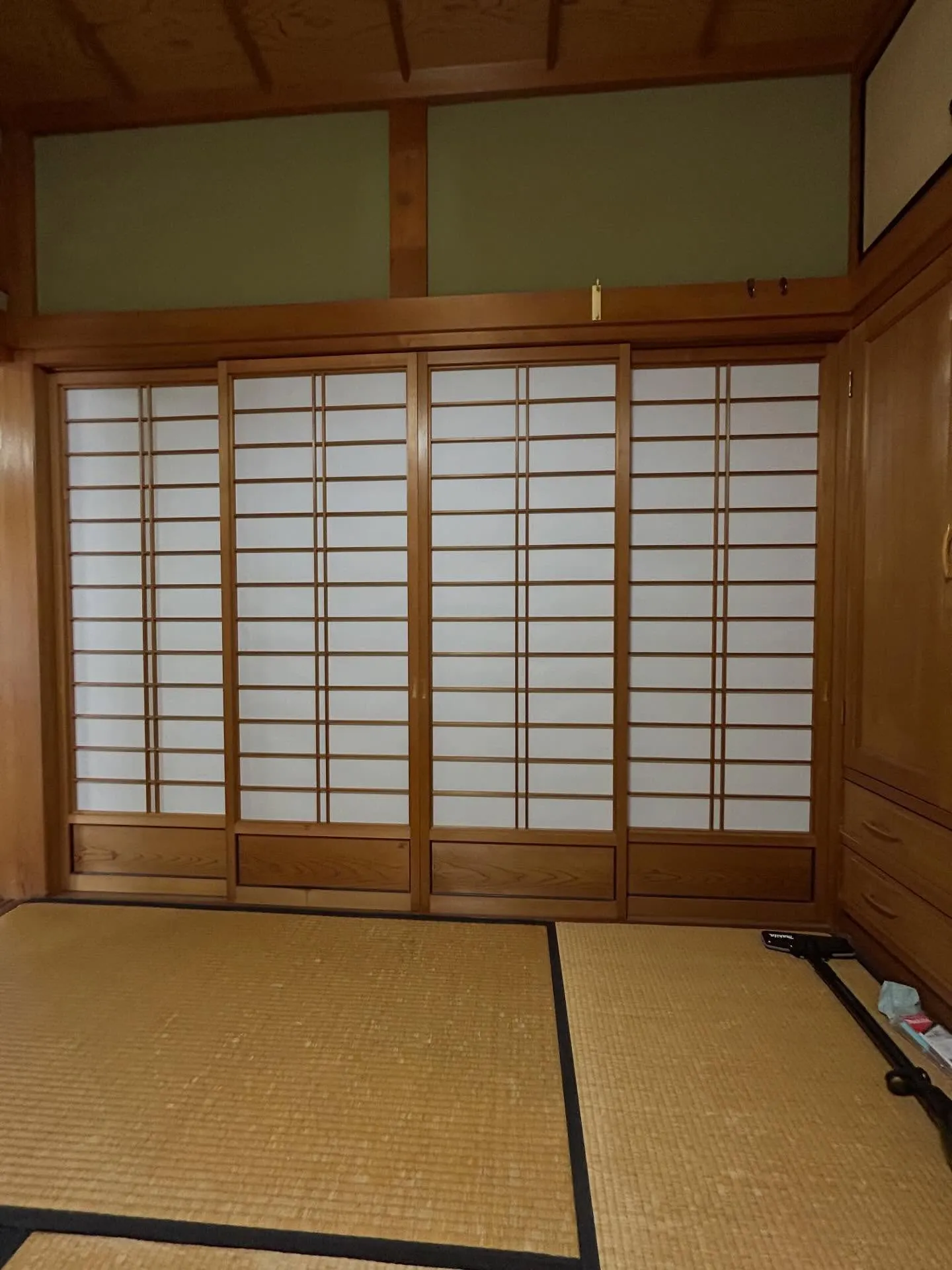 小牧市の障子の張替え