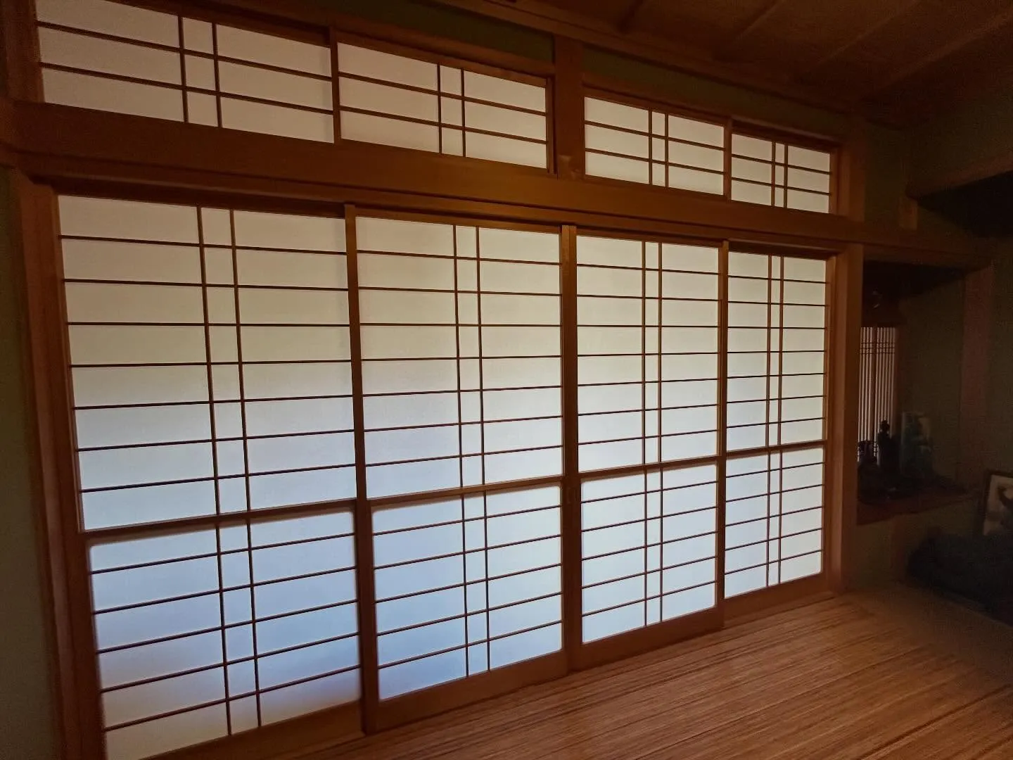 岩倉市の障子の張替え