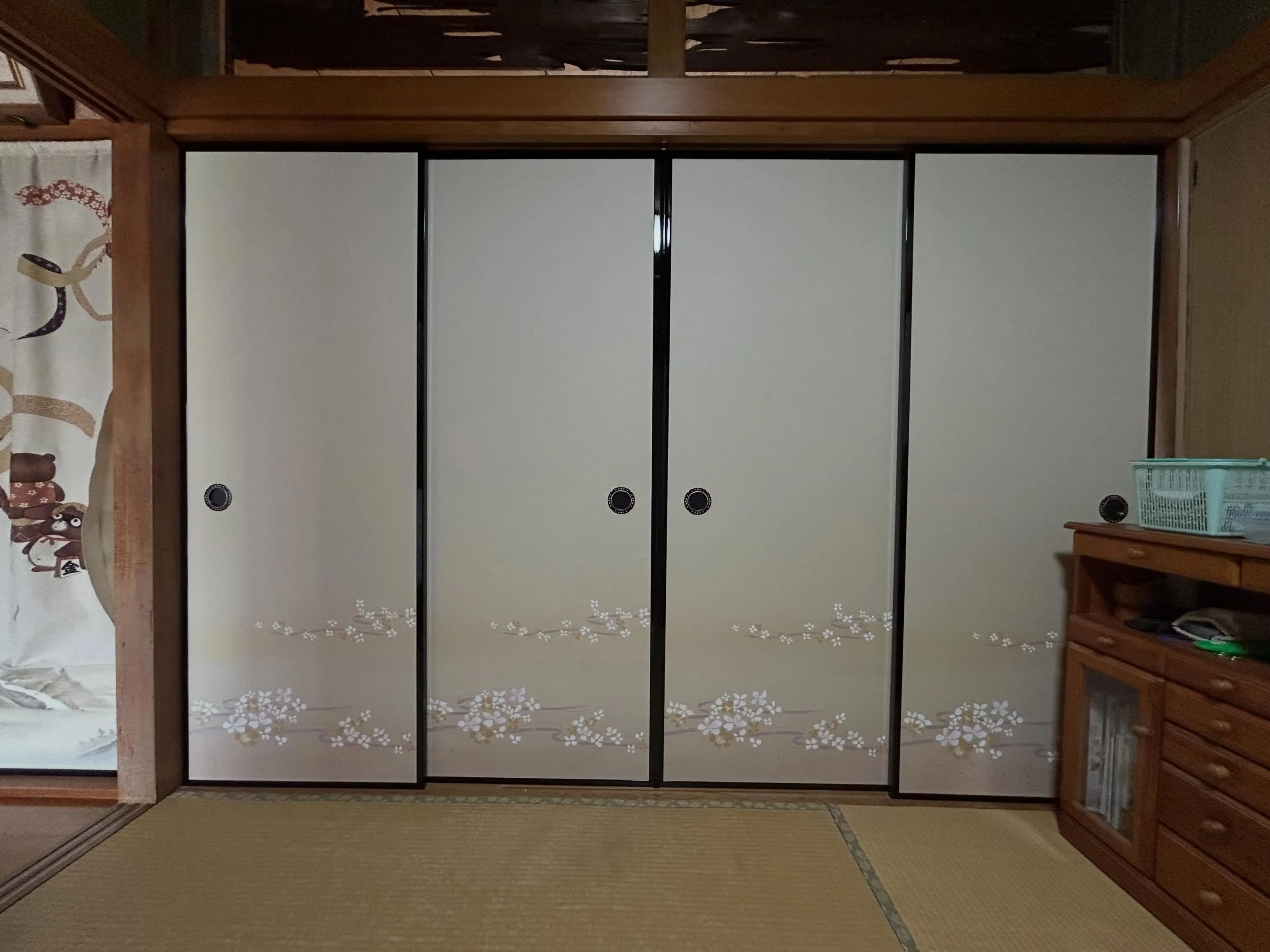 岩倉市の襖の張替え